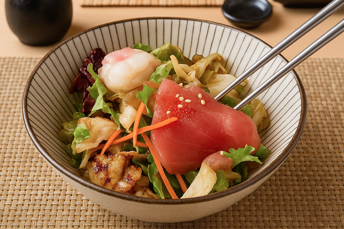Tuna Sashimi Salad video